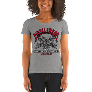 Musclewear LA (Red) Women's Triblend Tee