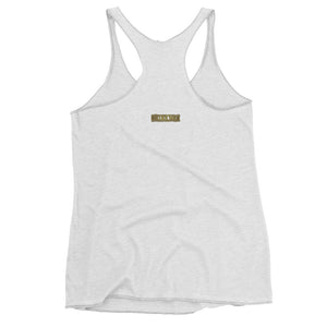 Bullies Suck Golden Women's Triblend Racerback Tank