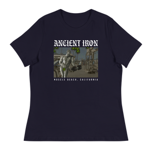 Ancient Iron Muscle Beach Women's Relaxed Tee