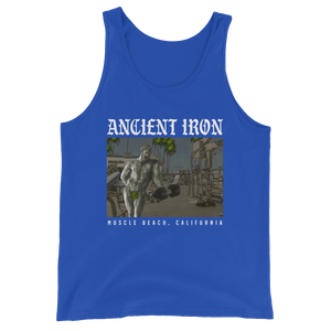 Ancient Iron Muscle Beach Unisex Tank