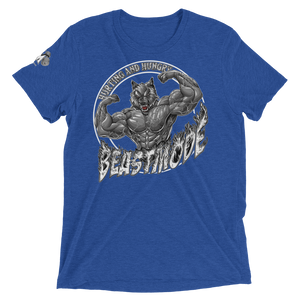 Beastmode (White) Unisex Triblend Tee