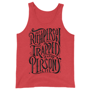 Just a Rich Person Unisex Tank