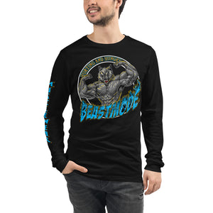 Beastmode (Blue) Unisex Long Sleeve Tee