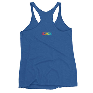 Bullies Suck Rainbow Women's Triblend Racerback Tank