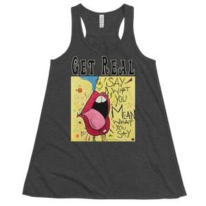 Say What You Mean Women's Flowy Racerback Tank