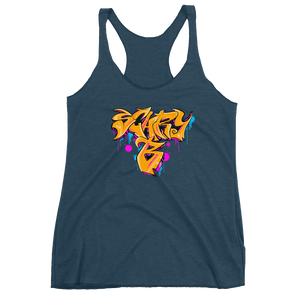 Scary B Women's Triblend Racerback Tank