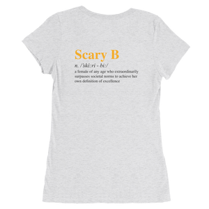 Scary B Women's Triblend Tee