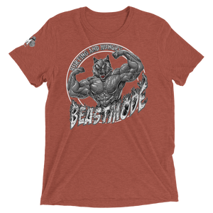 Beastmode (White) Unisex Triblend Tee