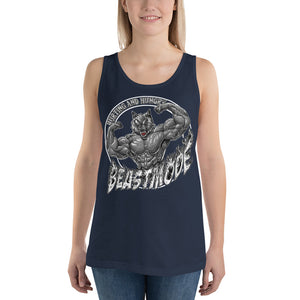 Beastmode (White) Unisex Tank