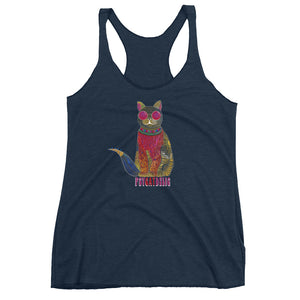 Psycatdelic Women's Triblend Racerback Tank