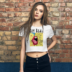 Say What You Mean Women’s Crop Tee