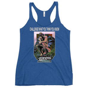 Thinker Women's Triblend Racerback Tank