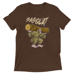 Sasquat Toon Unisex Triblend Tee