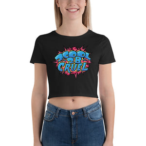 2Cool (Blue/Pink) Women’s Crop Tee