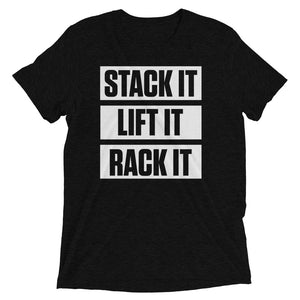 Stack It Unisex Triblend Tee