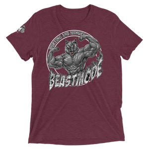 Beastmode (White) Unisex Triblend Tee