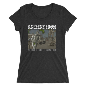 Ancient Iron Muscle Beach Women's Triblend Tee