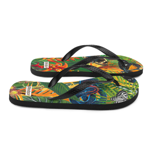 Butterfly Rainforest Flip-Flops