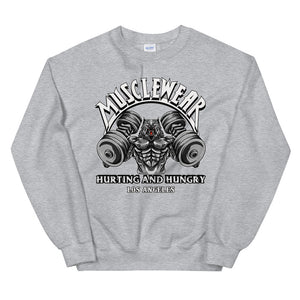 Musclewear LA (White) Unisex Sweatshirt