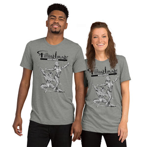 Fitting Image Couple Logo (B/W) Unisex Triblend Tee