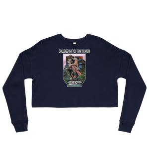 Thinker Women's Cropped Sweatshirt