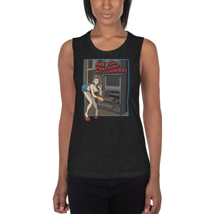 Tracking My Cookies #1 Women's Muscle Tank