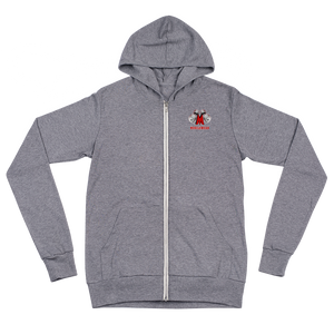 ProTraining Logo (Red) Unisex Lightweight Zip Hoodie