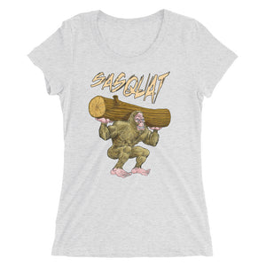 Sasquat Toon Women's Triblend Tee