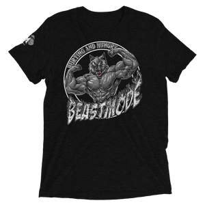 Beastmode (White) Unisex Triblend Tee