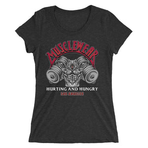 Musclewear LA (Red) Women's Triblend Tee