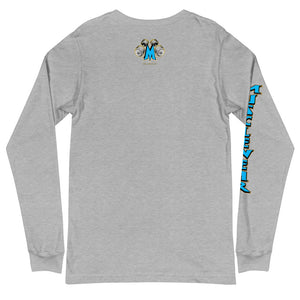 Beastmode (Blue) Unisex Long Sleeve Tee