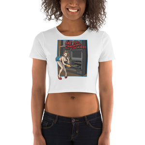 Tracking My Cookies #1 Women’s Crop Tee