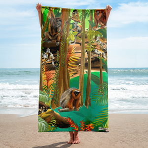 Rainforest Monkeys Towel