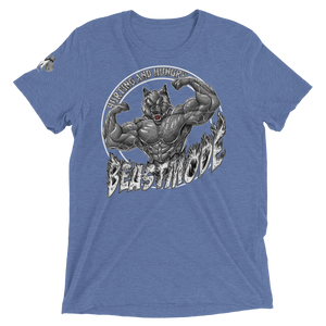 Beastmode (White) Unisex Triblend Tee