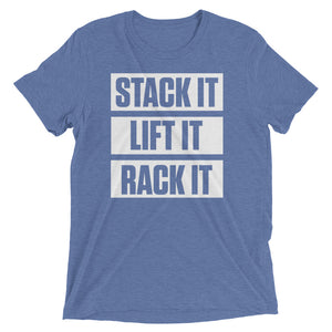 Stack It Unisex Triblend Tee