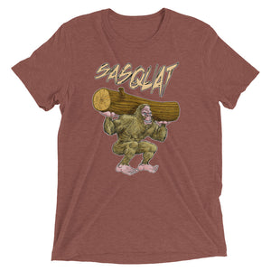 Sasquat Toon Unisex Triblend Tee