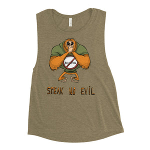 Speak No Evil Women's Muscle Tank