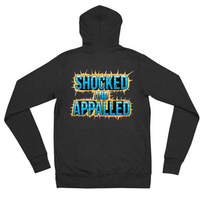 Shocked and Appalled Unisex Lightweight Zip Hoodie