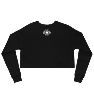 Musclewear LA (White) Women's Cropped Sweatshirt