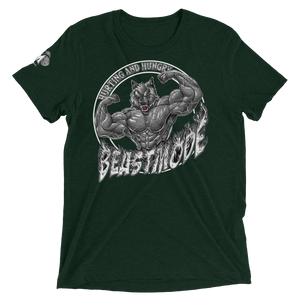 Beastmode (White) Unisex Triblend Tee