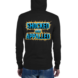 Shocked and Appalled Unisex Lightweight Zip Hoodie