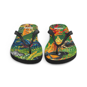 Butterfly Rainforest Flip-Flops