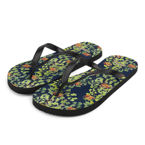 Ferntastic (Navy) Flip-Flops