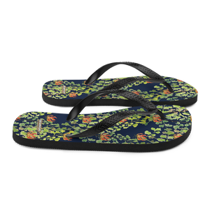 Ferntastic (Navy) Flip-Flops